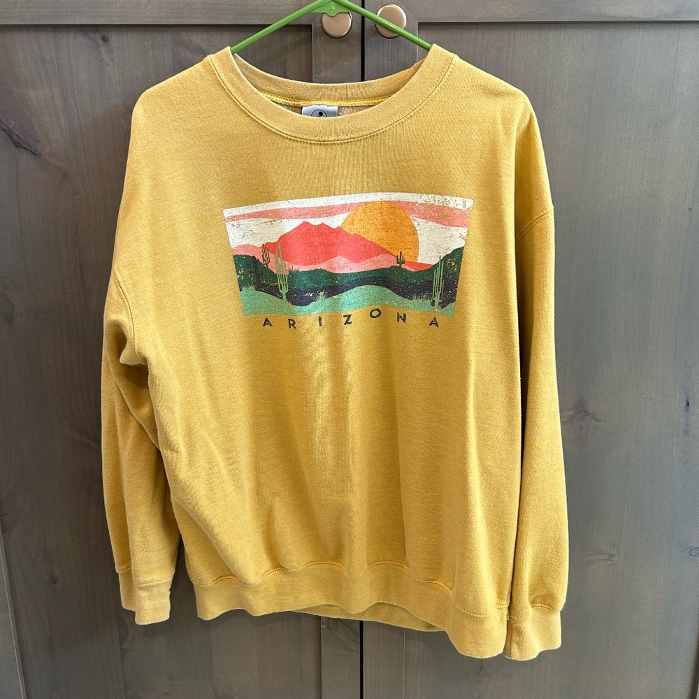 Mustard Yellow Arizona Crewneck